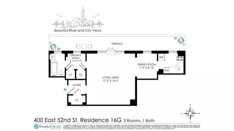 400 E 52nd St #16G, New York, NY 10022
