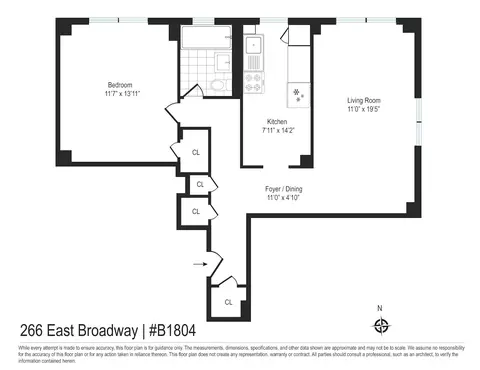 266 E Broadway #B1804, New York, NY 10002