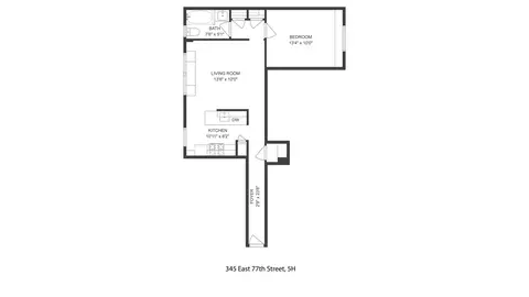 345 E 77th St #5H, New York City, NY 10021