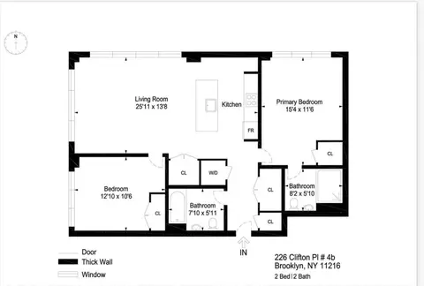 226 Clifton Pl #4B, Brooklyn, NY 11216