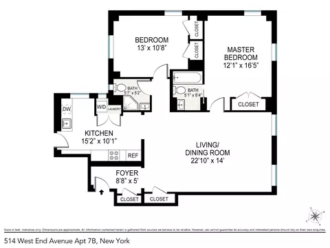 514 W End Ave #7B, New York, NY 10024