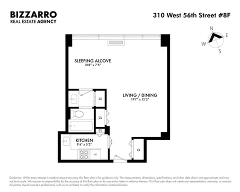 310 W 56th St #8F, New York, NY 10019
