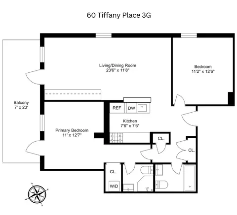 60 Tiffany Pl #3G, Brooklyn, NY 11231