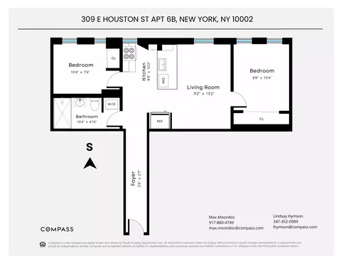 309 E Houston St #6B, New York, NY 10002