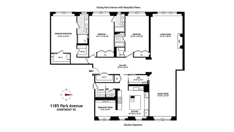 1185 Park Ave #9C, New York, NY 10128