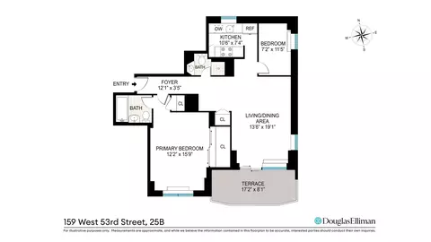 159 W 53rd St #25B, New York, NY 10019