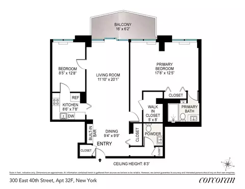 300 E 40th St #32F, New York, NY 10016