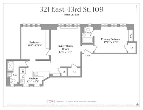321 E 43rd St #109, New York, NY 10017