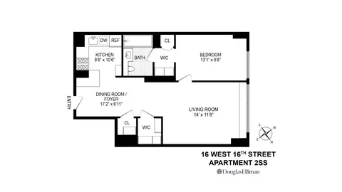 16 W 16th St #2SS, New York, NY 10011
