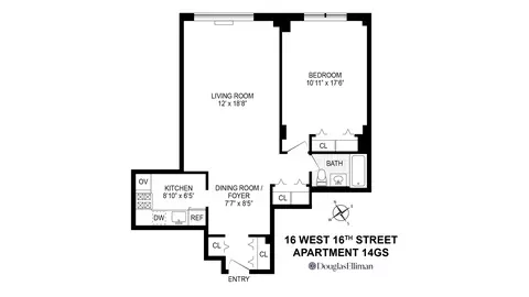 16 W 16th St #14GS, New York, NY 10011