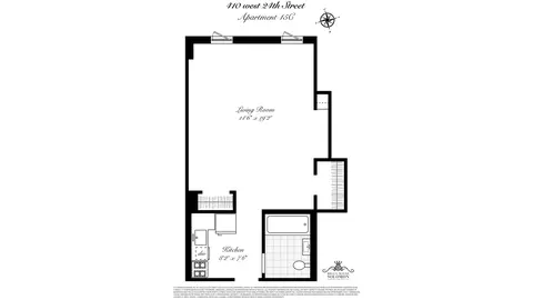 410 W 24th St #15C, New York, NY 10011