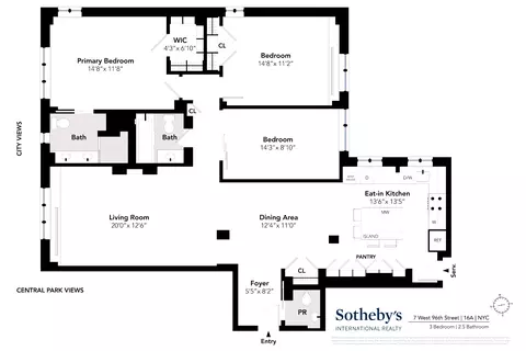 7 W 96th St #16A, New York, NY 10025