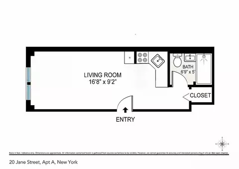 20 Jane St #A, New York, NY 10014