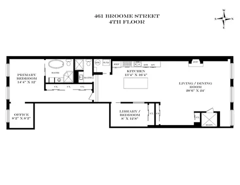 461 Broome St #4, New York, NY 10013