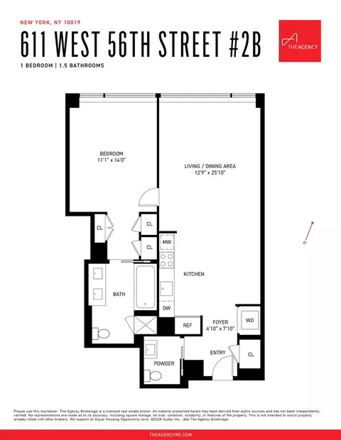 611 W 56th St #3B, New York, NY 10019