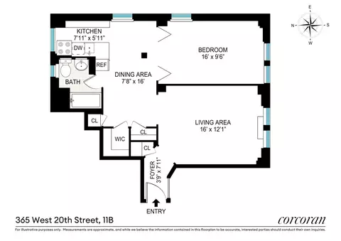 365 W 20th St #11B, New York, NY 10011