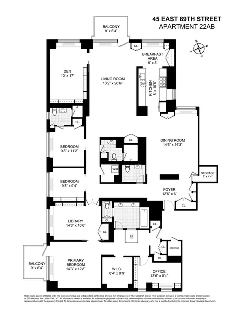 45 E 89th St #22AB, New York, NY 10128