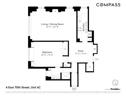 4 E 70th St #6C, New York, NY 10021