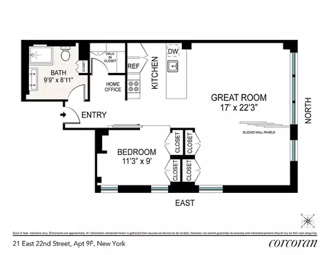 21 E 22nd St #9F, New York, NY 10010