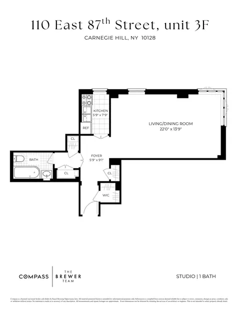 110 E 87th St #3F, New York, NY 10128