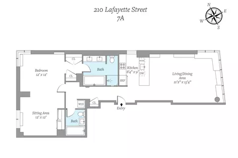 210 Lafayette St #7A, New York, NY 10012
