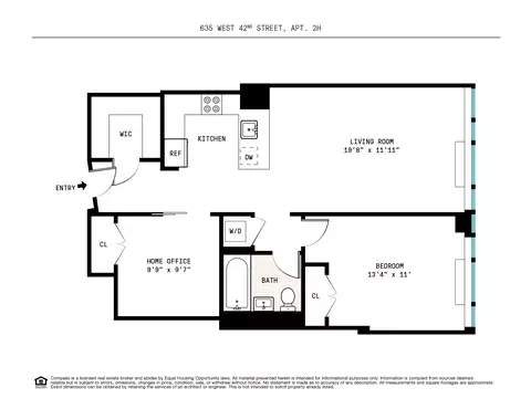 635 W 42nd St #2H, New York, NY 10036
