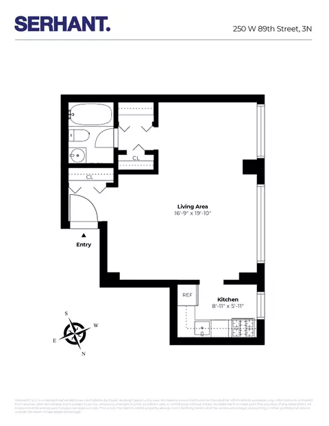 250 W 89th St #3N, New York, NY 10024