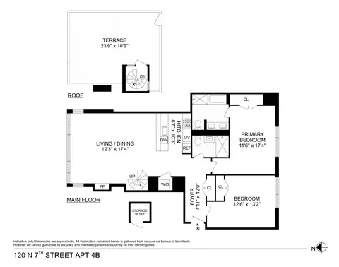 120 N 7th St #PH4B, Brooklyn, NY 11249