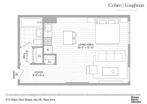 410 W 23rd St #2E, New York, NY 10011