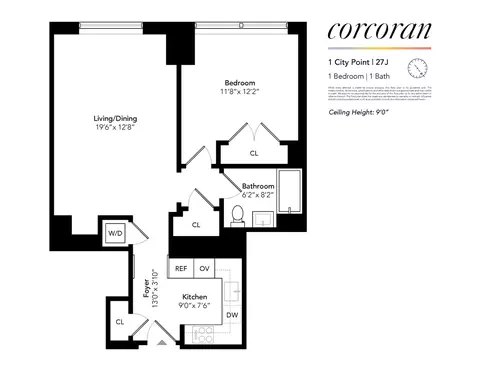 1 City Pt #27J, Brooklyn, NY 11201