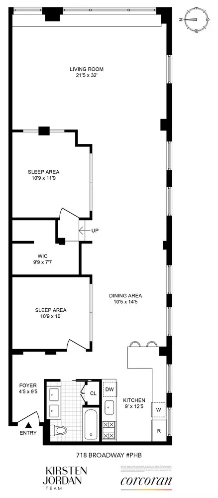 718 Broadway #PHB, New York, NY 10003