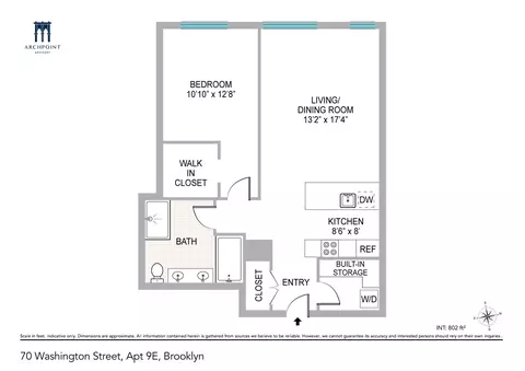 70 Washington St #9E, Brooklyn, NY 11201