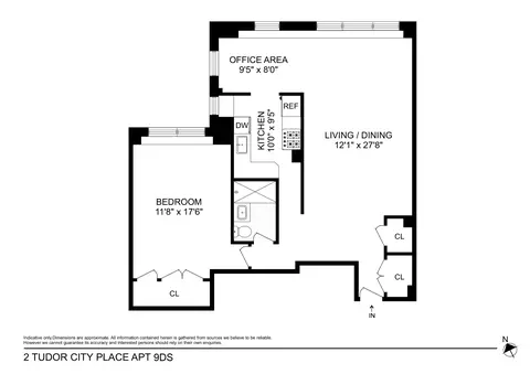 2 Tudor City Pl #9DS, New York, NY 10017