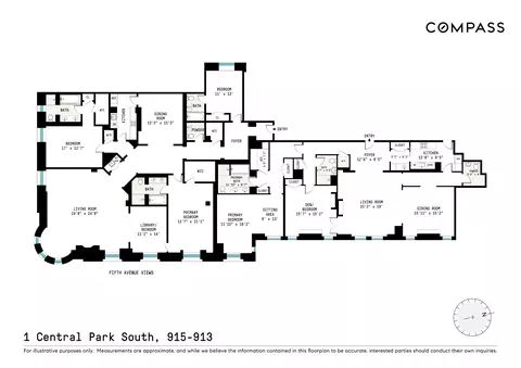 1 Central Park S #915913, New York City, NY 10019
