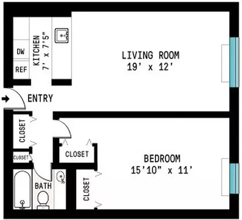 280 Rector Pl #3J, New York, NY 10280