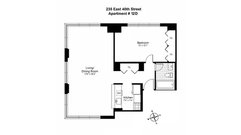 235 E 40th St #12D, New York, NY 10016