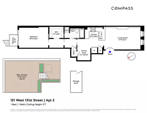 121 W 131st St #2, New York, NY 10027