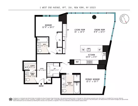 1 W End Ave #19J, New York, NY 10023