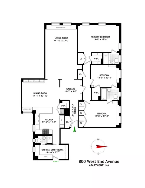 800 W End Ave #14A, New York, NY 10025