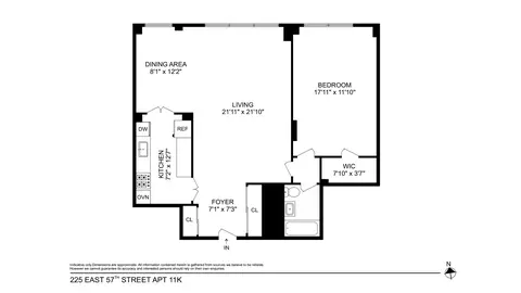 225 E 57th St #11K, New York, NY 10022