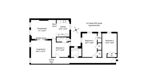 311 W 97th St #6W, New York, NY 10025