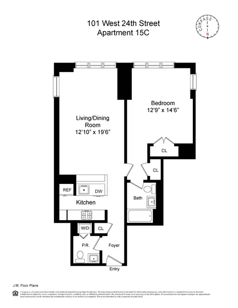 101 W 24th St #15C, New York, NY 10011