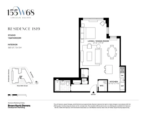155 W 68th St #1819, New York, NY 10023