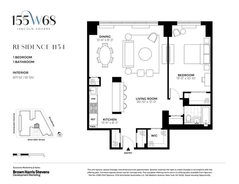 155 W 68th St #1134, New York, NY 10023