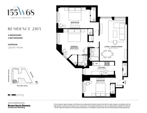 155 W 68th St #2105, New York, NY 10023