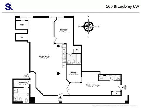 565 Broadway #6W, New York, NY 10012
