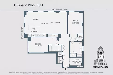1 Hanson Pl #16H, Brooklyn, NY 11243