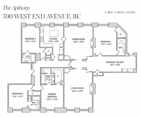 390 W End Ave #11C, New York, NY 10024