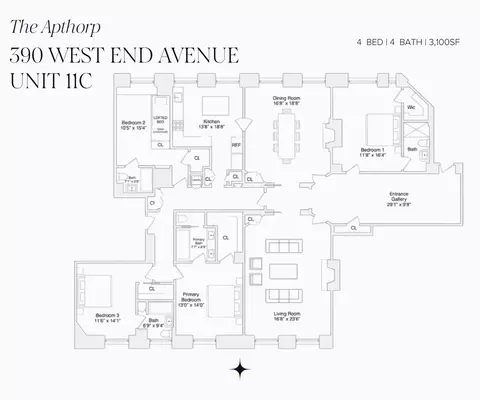 390 W End Ave #11C, New York, NY 10024