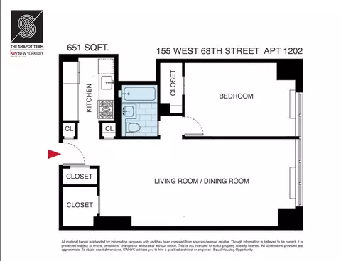 155 W 68th St #1202, New York, NY 10023